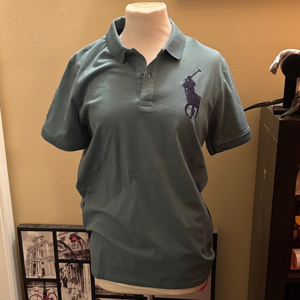 Polo by Ralph Lauren Men's Teal Polo Shirt